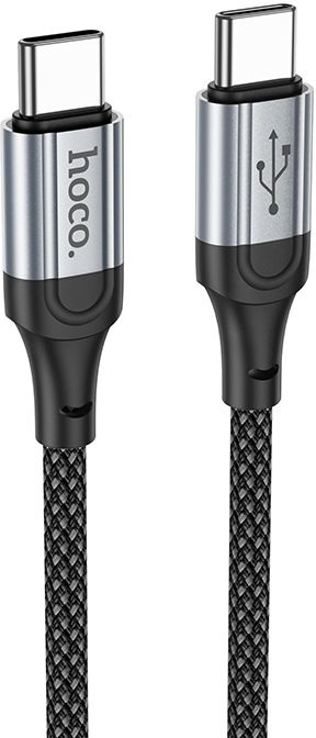 Кабель Hoco X102 Fresh Type-C to Type-C USB Type-C (m)-USB Type-C (m) 1м черный коробка