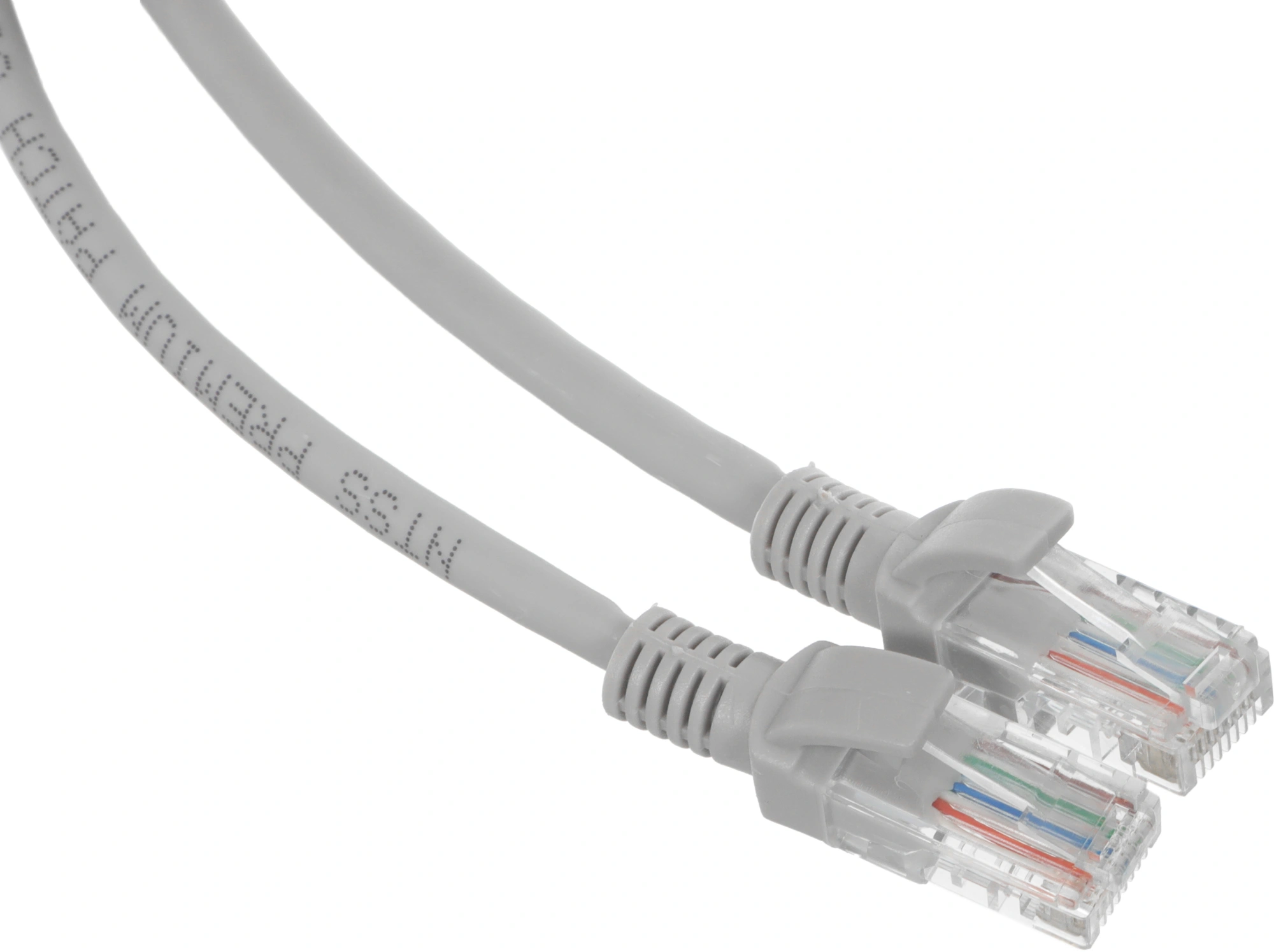 Патч-корд NTSS NTSS-PC-UTP-RJ45-5e-3.0-LSZH-GY UTP RJ-45 вил.-вилка RJ-45 кат.5E 3м серый LSZH 26AWG