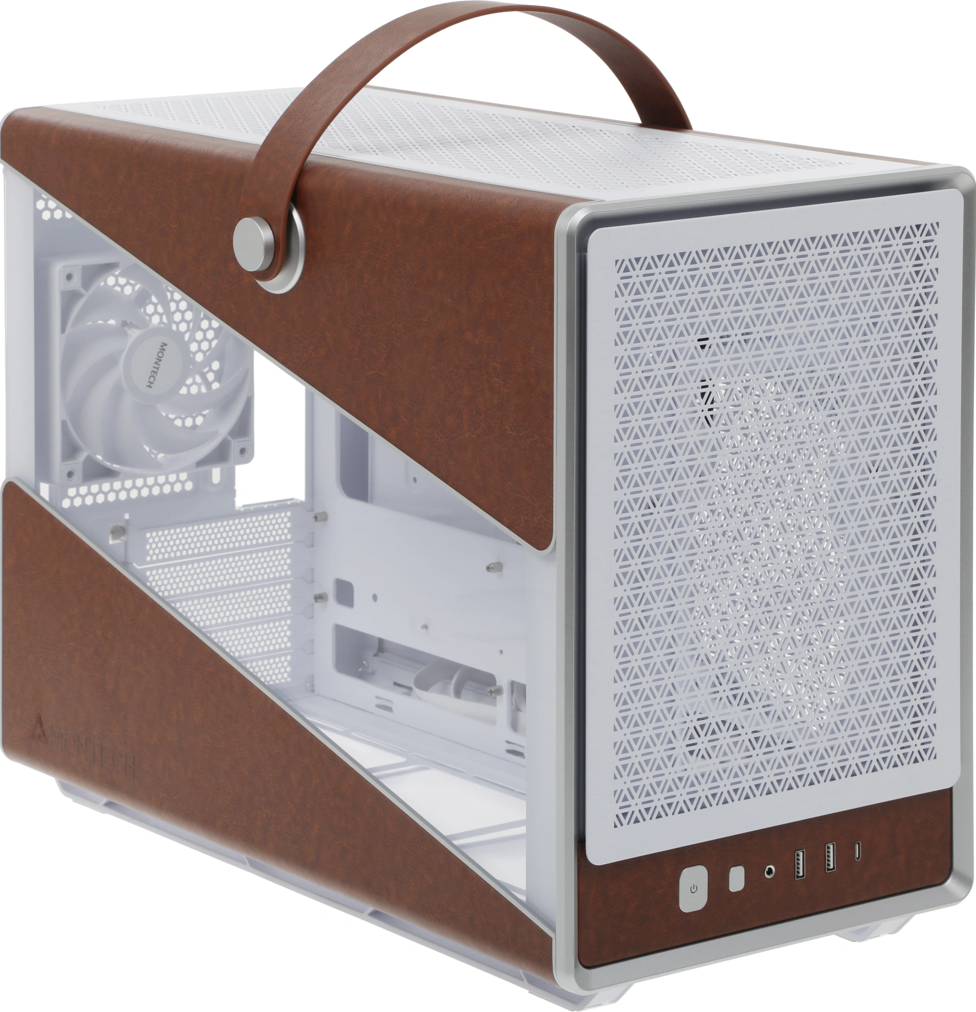 Корпус Montech Heritage (W) белый без БП mATX 9x120mm 2x140mm 2xUSB3.0 audio bott PSU