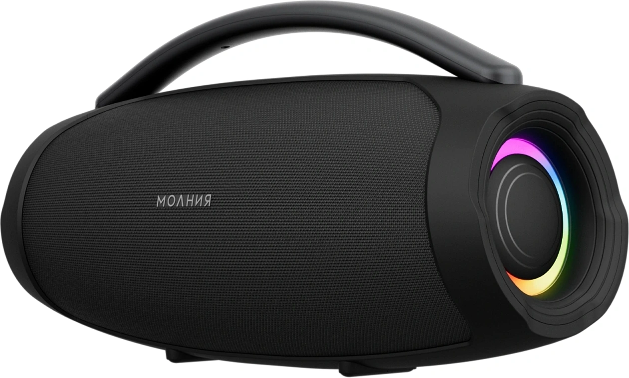 Колонка порт. Ural Молния Тренд черный 180W 1.1 BT/3.5Jack/USB-C 10м 4500mAh (УРАЛ МОЛНИЯ ТРЕНД)