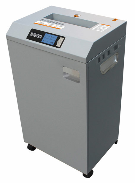Шредер Office Kit S600 3.9x30 (секр.P-4) фрагменты 25лист. 60лтр. скрепки скобы пл.карты CD