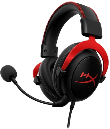 Наушники с микрофоном HyperX Cloud II (CL003) черный/красный 1м мониторные оголовье (4P5M0AA)