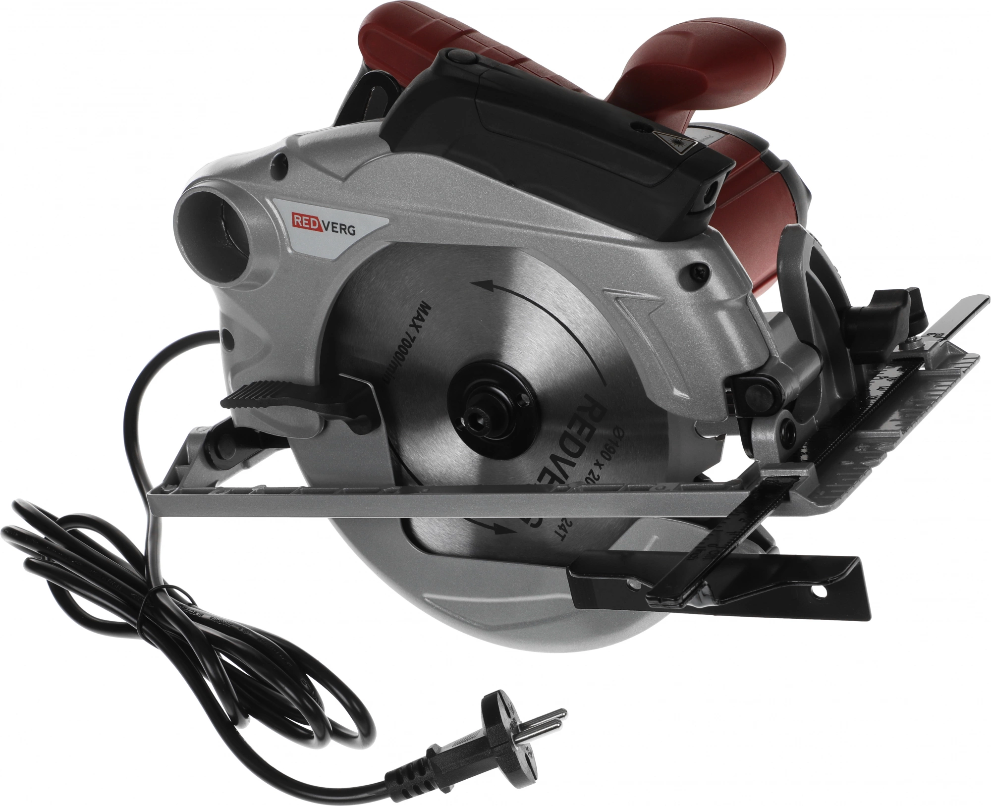Циркулярная пила (дисковая) RedVerg RD-CS150-66L 1500Вт (ручная) D диска.:190мм