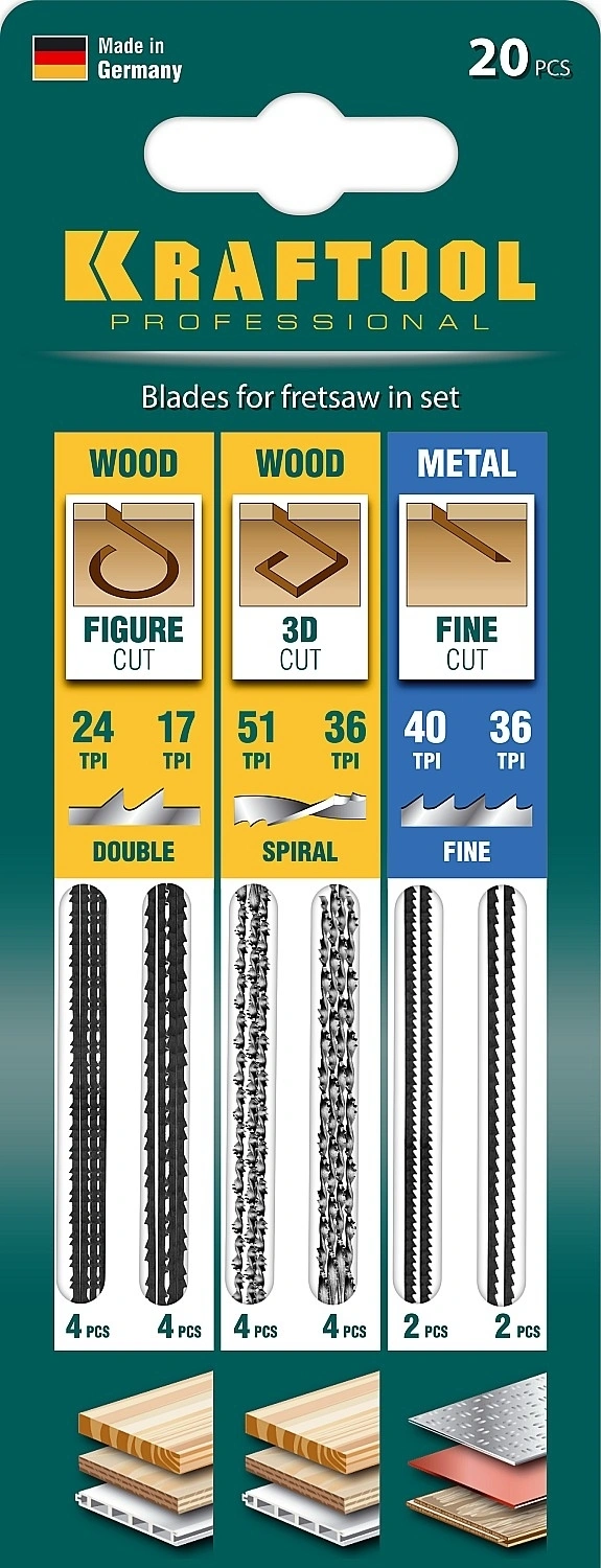 Набор пилок универс. Kraftool 15348-H20_z02 20пред. (лобзики)