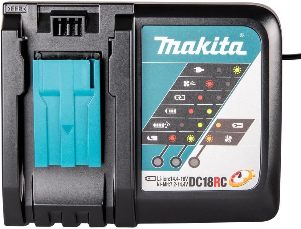 Зарядное устройство Makita DC18RC (195584-2) Зарядное устройство Makita DC18RC (195584-2)