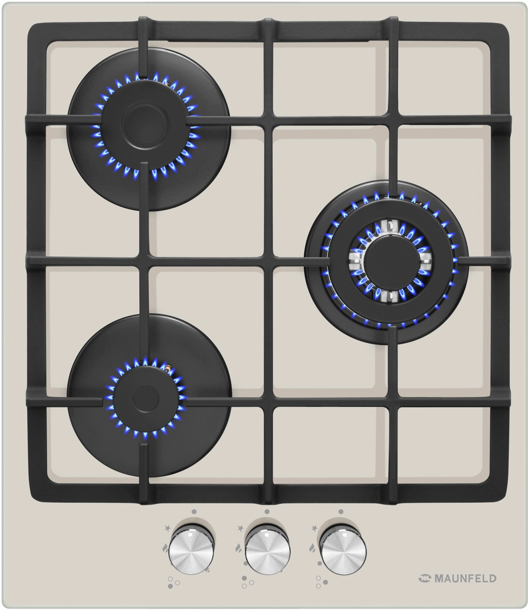 Газовая варочная поверхность Maunfeld EGHG.43.33CBGG бежевый