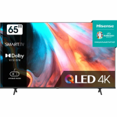 Телевизор QLED Hisense 65" 65E7Q черный 4K Ultra HD 60Hz DVB-T DVB-T2 DVB-C DVB-S DVB-S2 USB WiFi Smart TV