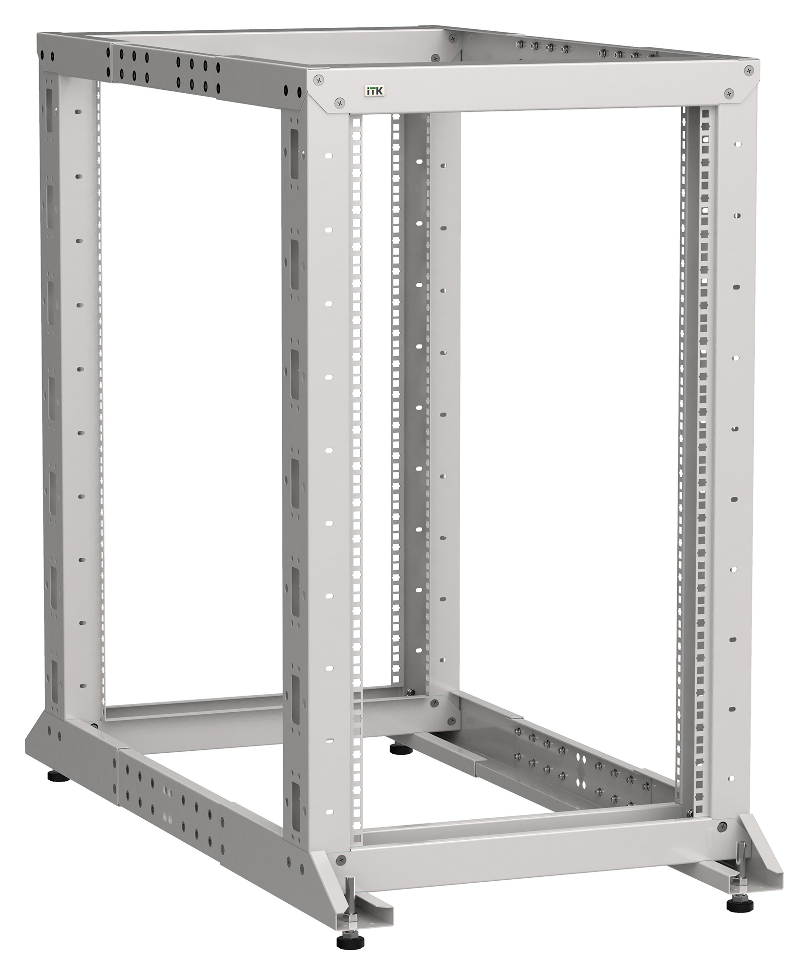 Стойка двухрамная ITK Linea LF35-42U61-2GM 42U 600ммx1000мм 700кг серый