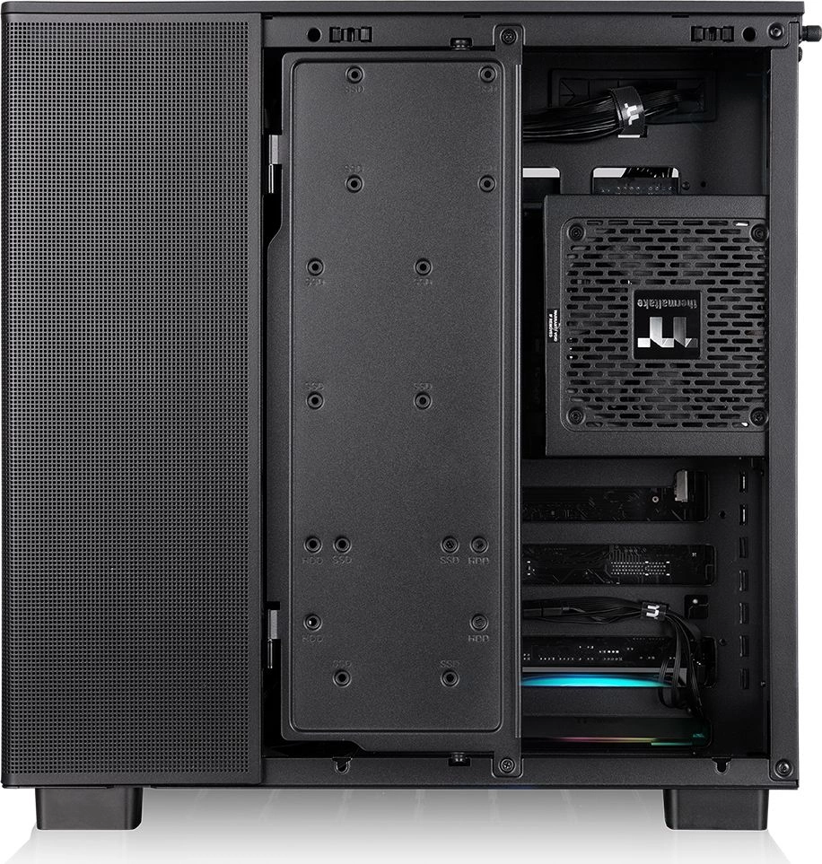 Корпус Thermaltake View 380 XL TG ARGB черный без БП ATX 5x120mm 2x140mm 2xUSB3.0 audio bott PSU