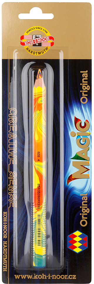 Карандаши цв. Koh-I-Noor Magic 3405 Original 3405001008BL шестигран. дерево Jumbo блистер (1шт)