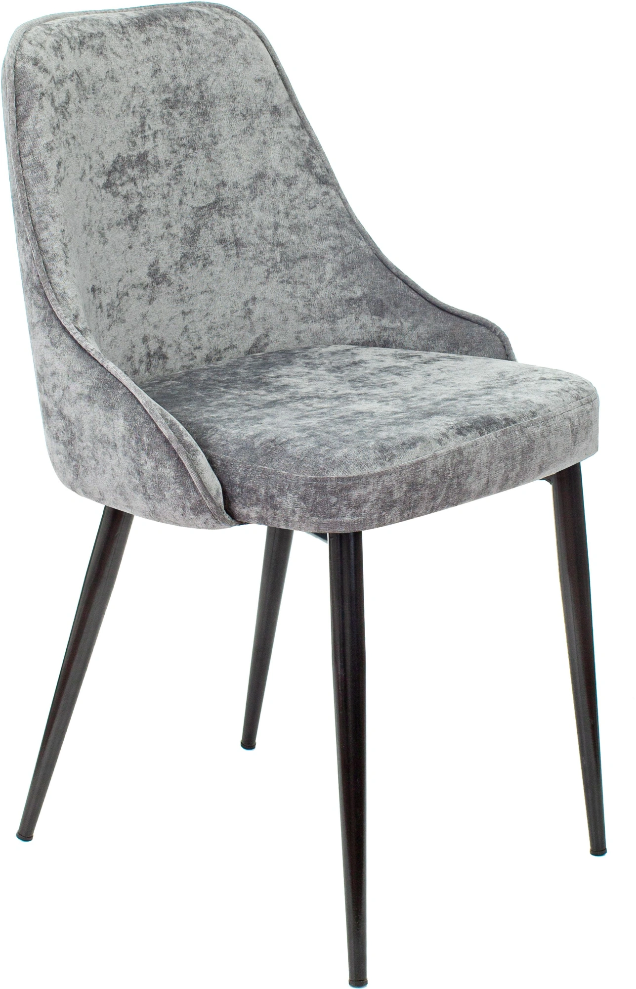 Стул для дома Бюрократ CH-K3 серый Light 19 металл черный на ножках (CH-K3_1/LT19)