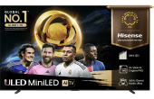 Телевизор QLED Hisense 85" 85U7Q PRO темно-серый 4K Ultra HD 165Hz DVB-T DVB-T2 DVB-C DVB-S DVB-S2 USB WiFi Smart TV