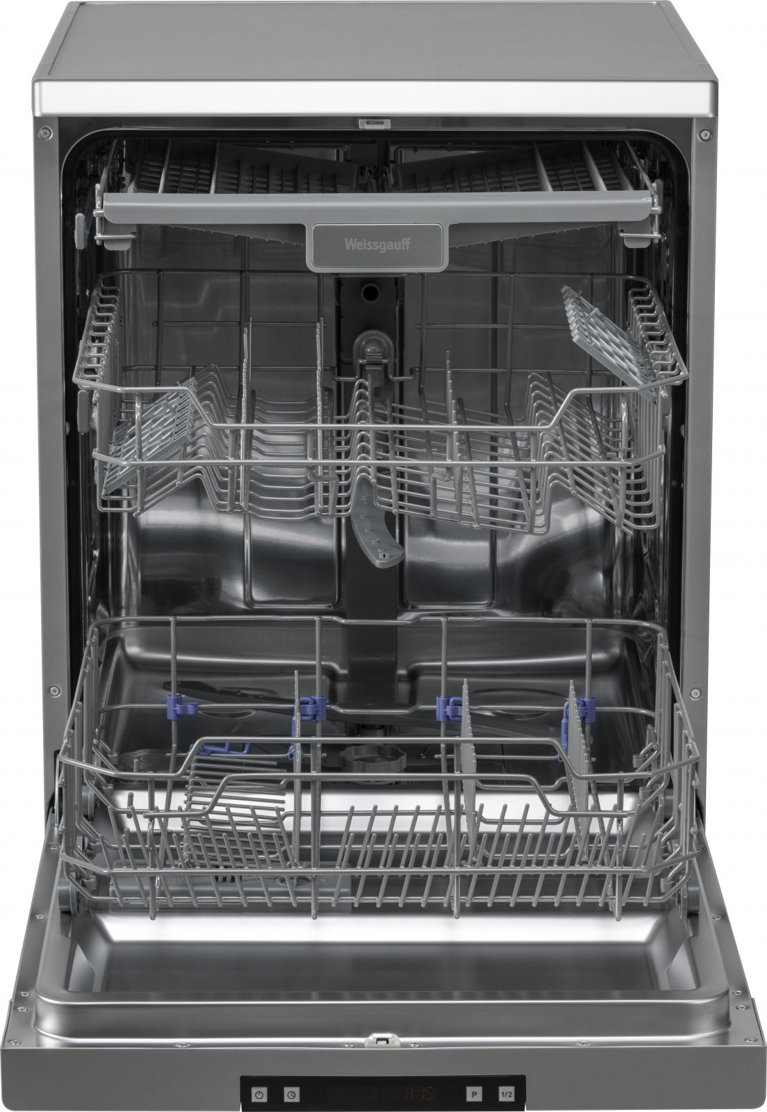 Посудомоечная машина Weissgauff DW 6015 серебристый (полноразмерная)