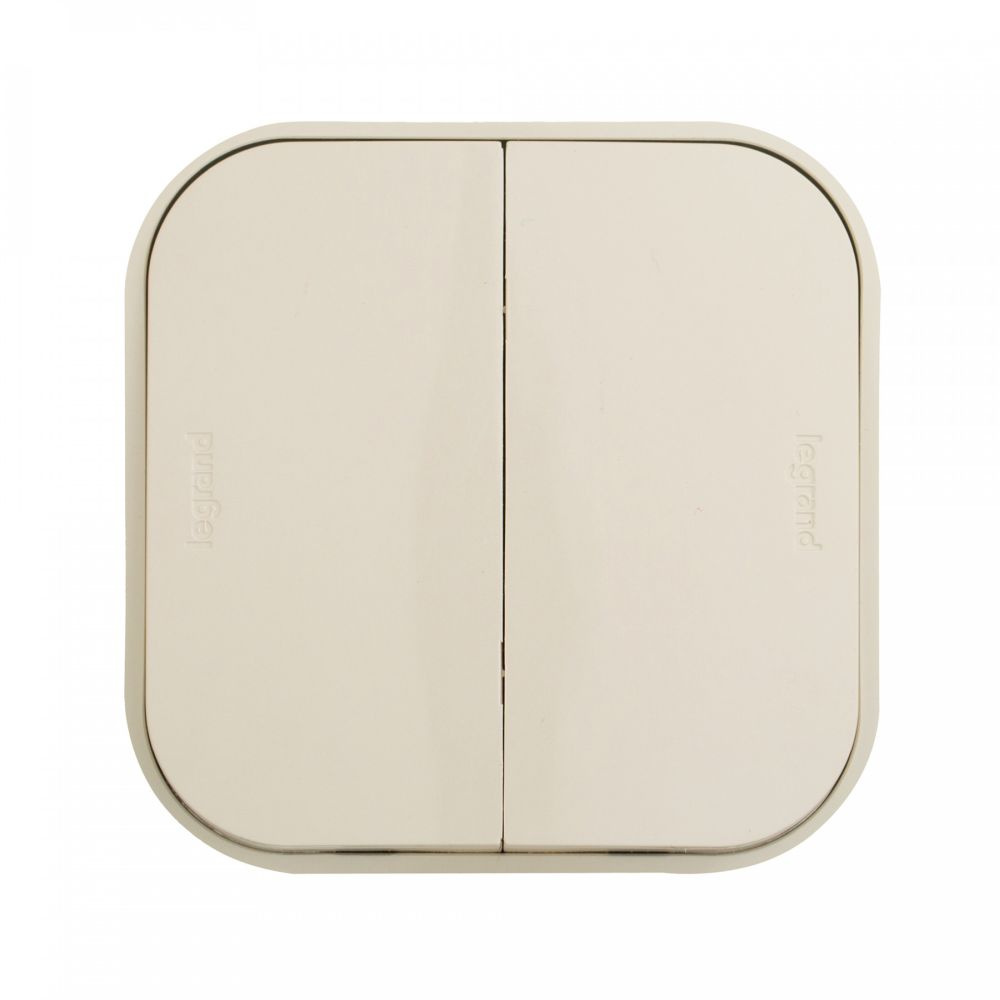 Выключатель Legrand Quteo откр. 2кл. IP20 слоновая кость (782232)