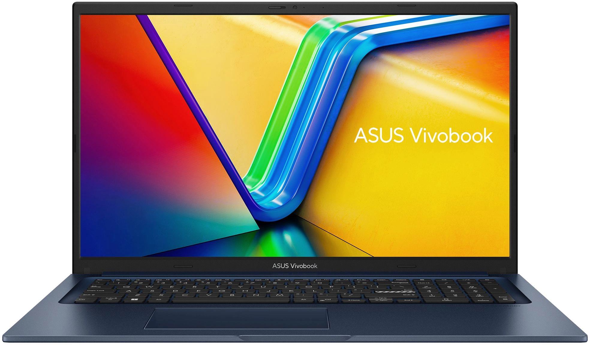 Ноутбук Asus Vivobook 17 X1704ZA-AU342 Core i7 1255U 16Gb SSD512Gb Intel Iris Xe graphics 17.3" IPS FHD (1920x1080) noOS blue WiFi BT Cam (90NB10F2-M00DE0)