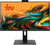 Моноблок IRU Агат 635 23.8" Full HD i5 12400 (2.5) 16Gb SSD512Gb UHDG 730 Free DOS GbitEth WiFi BT Cam черный 1920x1080