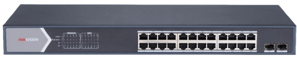 Коммутатор Hikvision DS-3E1526P-EI/M 24x1Гбит/с управляемый