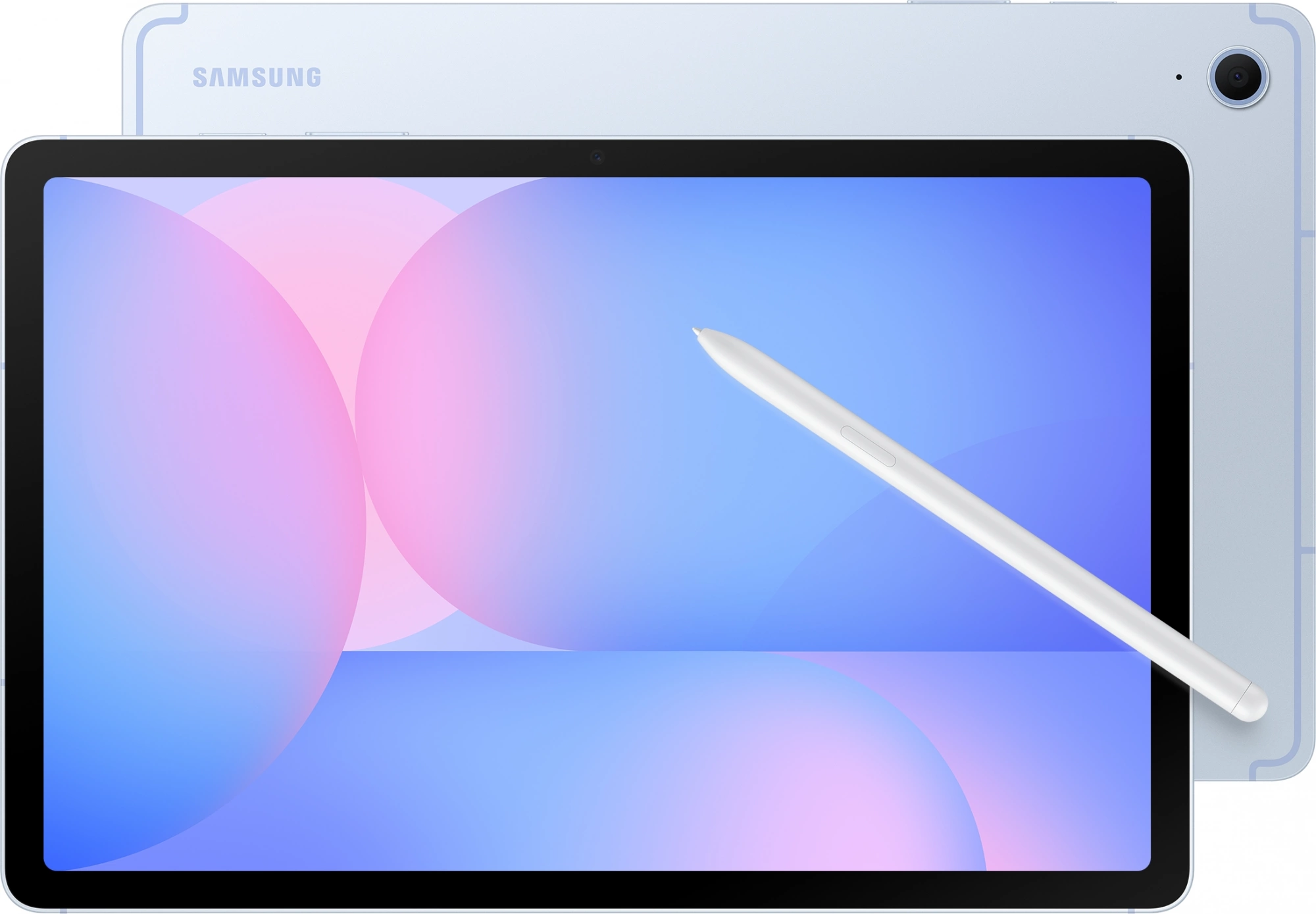 Планшет Samsung Galaxy Tab S10 FE SM-X526B 1580 (2.9) 8C RAM8Gb ROM128Gb 10.9" TFT 2304x1440 5G 1Sim eSIM Android 15 голубой 13Mpix 12Mpix BT WiFi microSD 1Tb 8000mAh