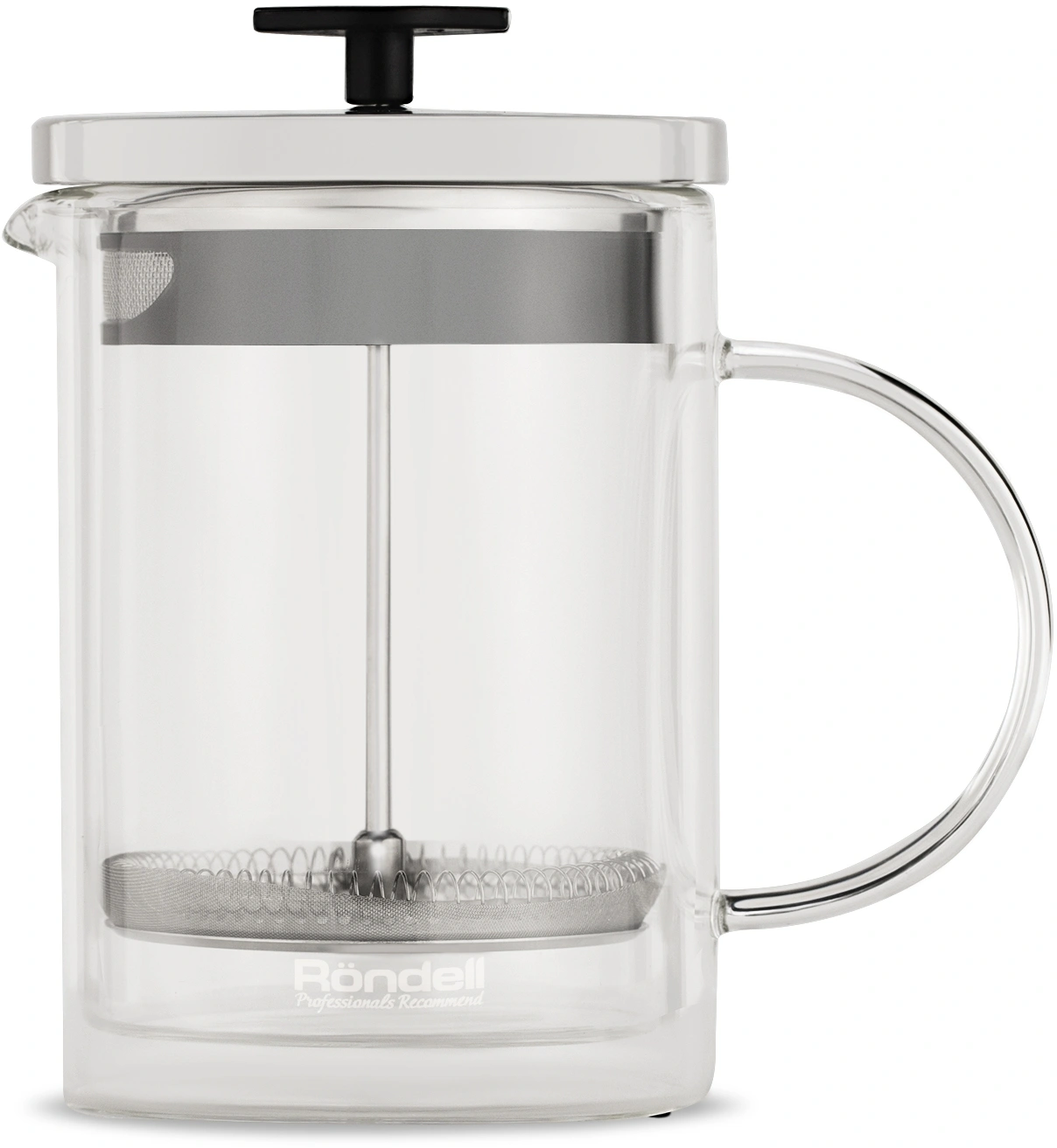 Френч-пресс Rondell Dual RDS-1063 0.8л прозрачный