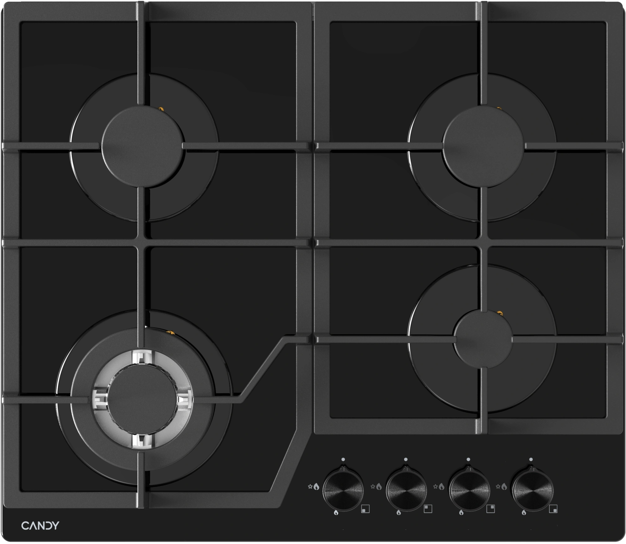 Газовая варочная поверхность Candy CHXG64CWB черный