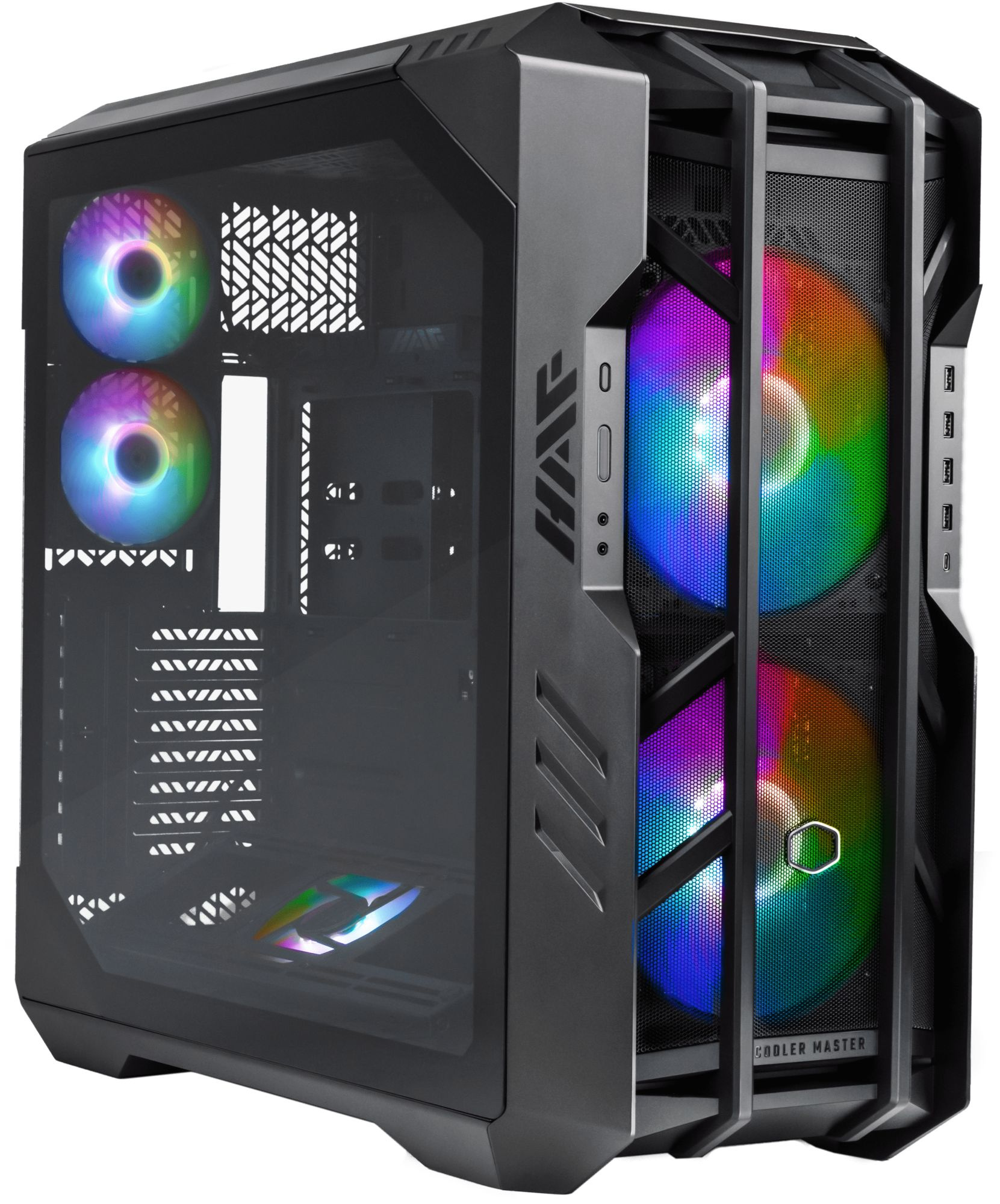 Корпус Cooler Master HAF700 черный без БП E-ATX 5x120mm 4x200mm 4xUSB3.0 audio bott PSU