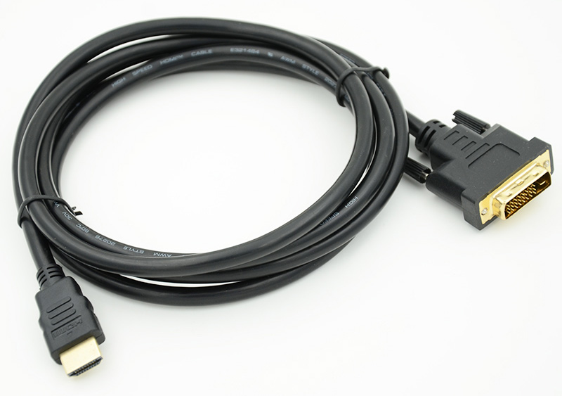 Кабель HDMI (m) DVI-D (m) 2м черный