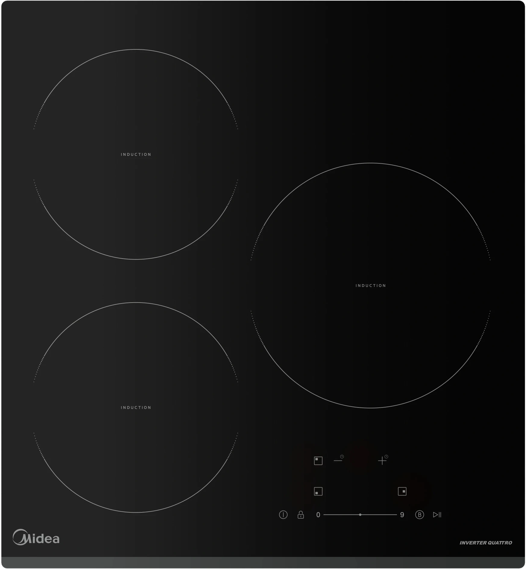 Индукционная варочная поверхность Midea MIH43103F черный/черный