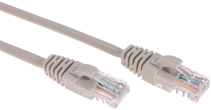 Патч-корд Rexant 02-0100-2 U/UTP RJ-45 вил.-вилка RJ-45 кат.5E 2м серый LSZH