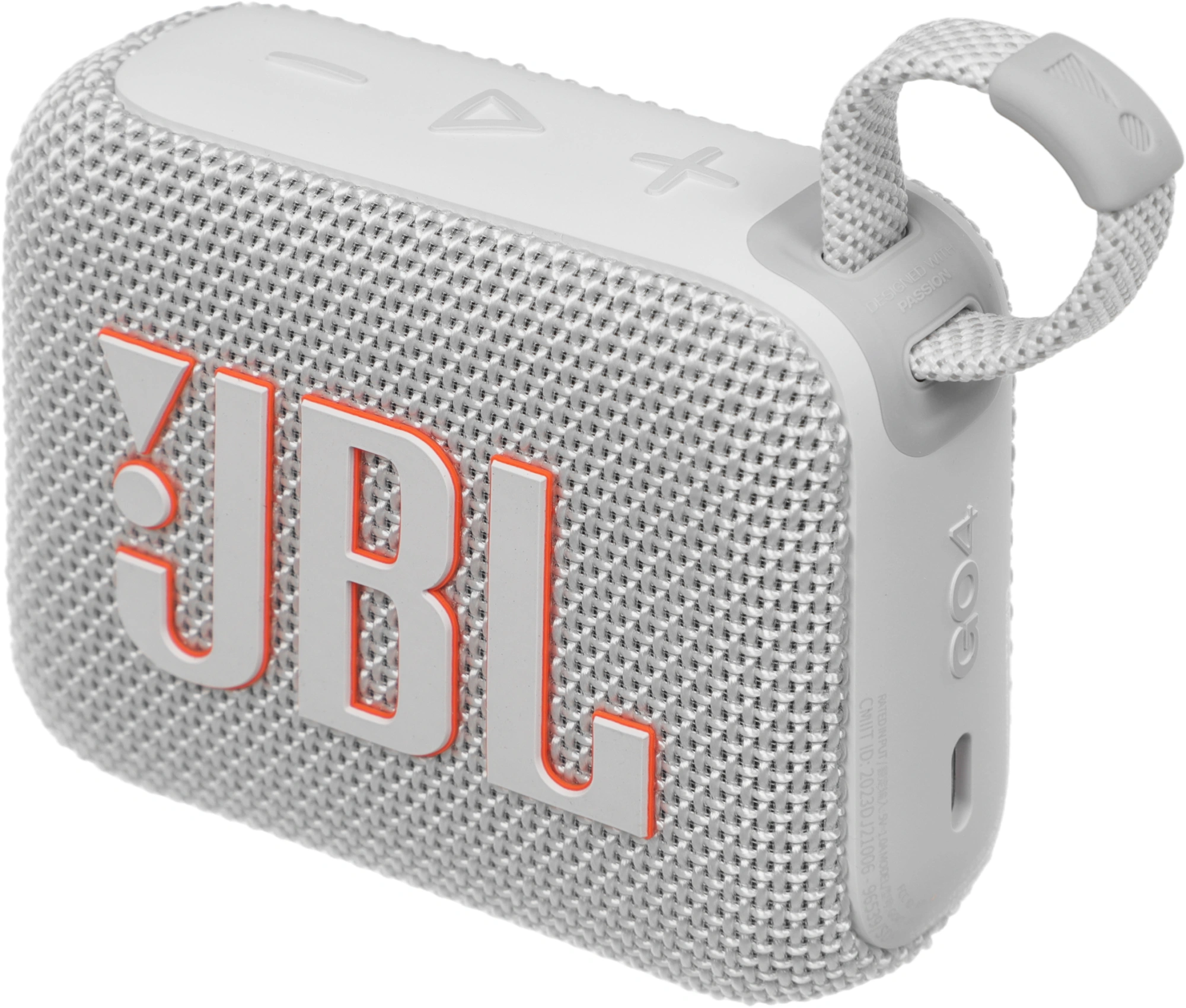 Колонка порт. JBL GO 4 белый 4.2W 1.0 BT 850mAh (JBLGO4WHT)