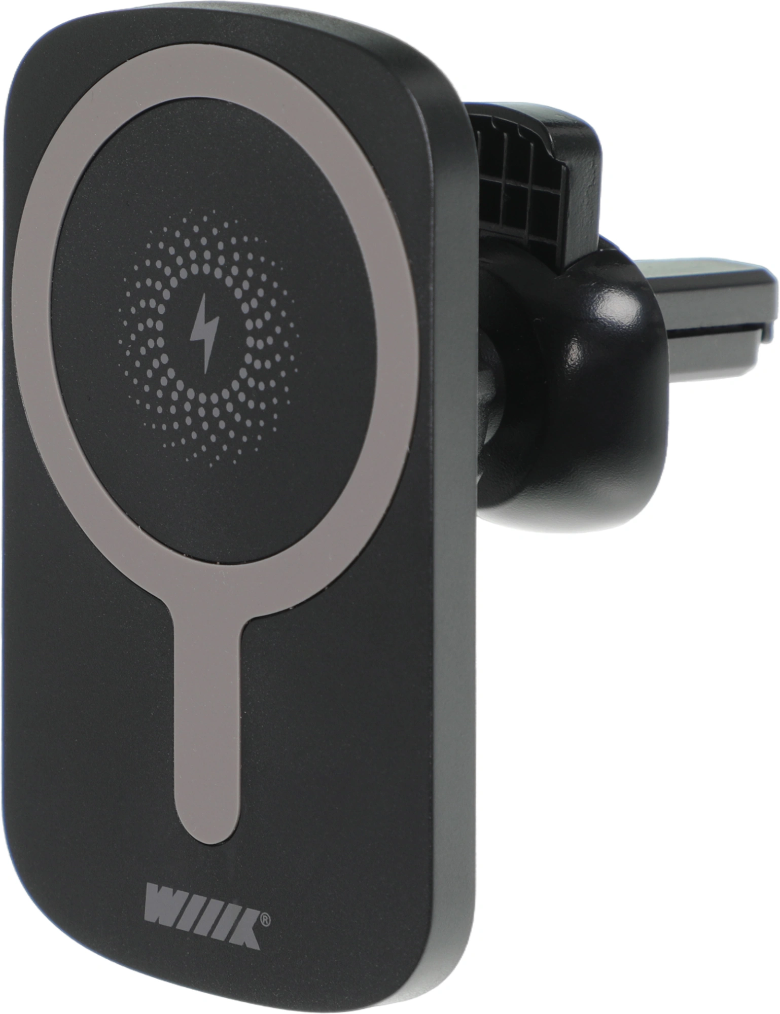 Держатель Wiiix CW-83V-B магнитный беспров.з/у. черный для смартфонов