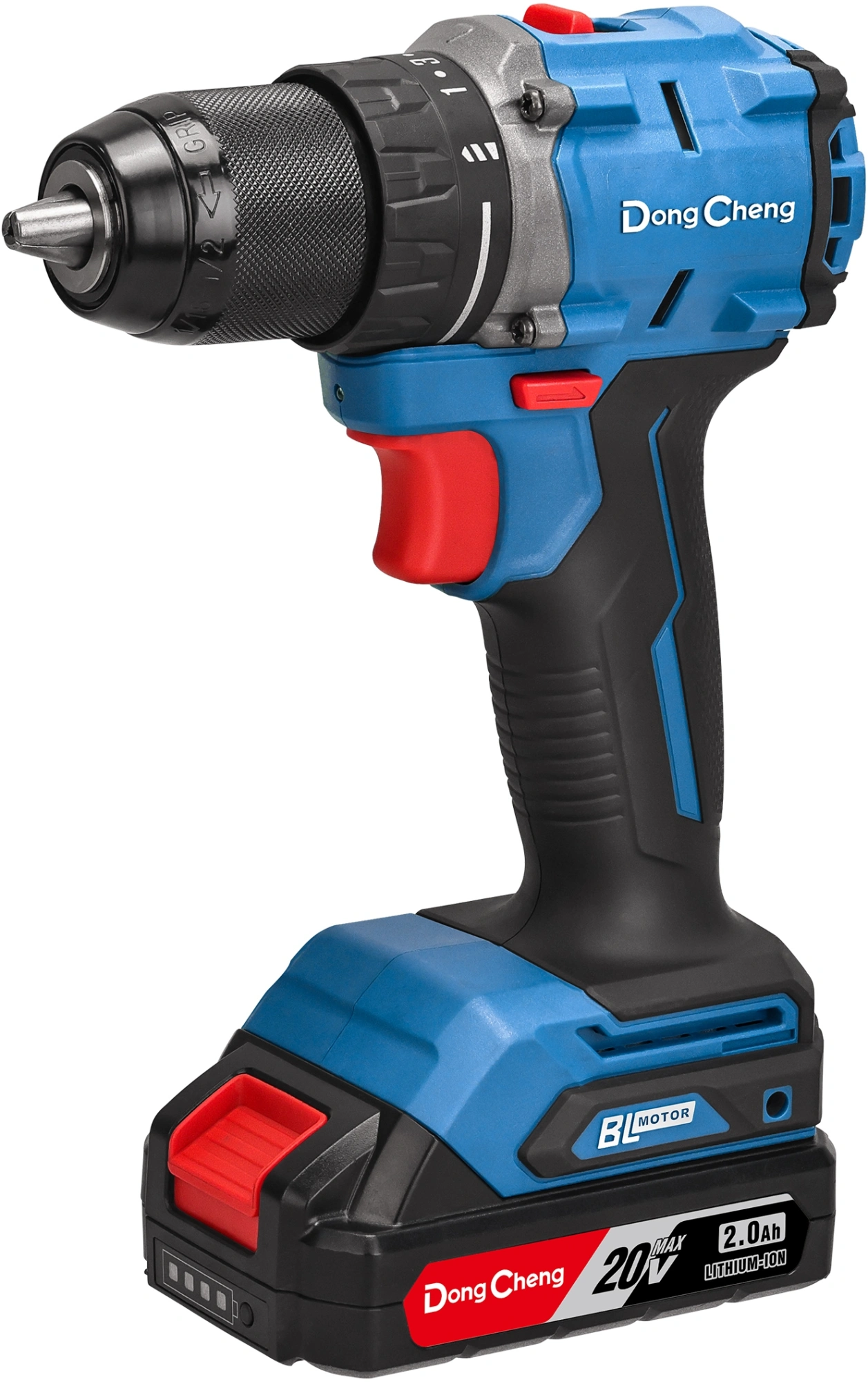 Дрель-шуруповерт DongCheng DCJZ2060 аккум. патрон:быстрозажимной (кейс в комплекте) (DCJZ2060(TYPE AM))