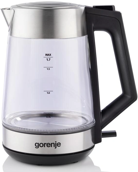 Чайник электрический Gorenje K17OGS 1.7л. нержавеющая сталь корпус: стекло