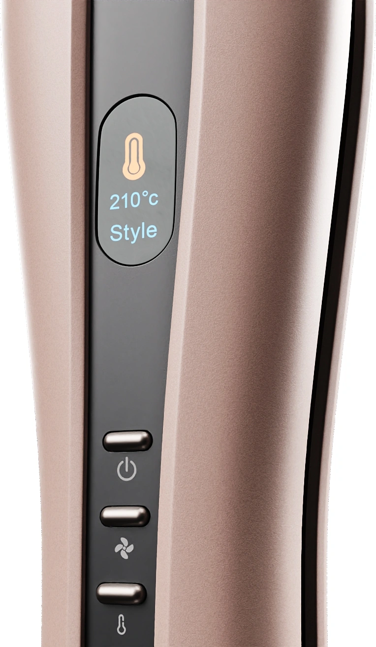 Выпрямитель Haier HHS-605 850Вт розовый макс.темп.:210С покрытие:керамико-кератиновое (FZ000UD00RU)