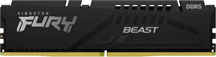 Память DDR5 32GB 6400MHz Kingston KF564C32BBE-32 Fury Beast RTL Gaming PC5-51200 CL32 DIMM 288-pin 1.4В single rank с радиатором Ret
