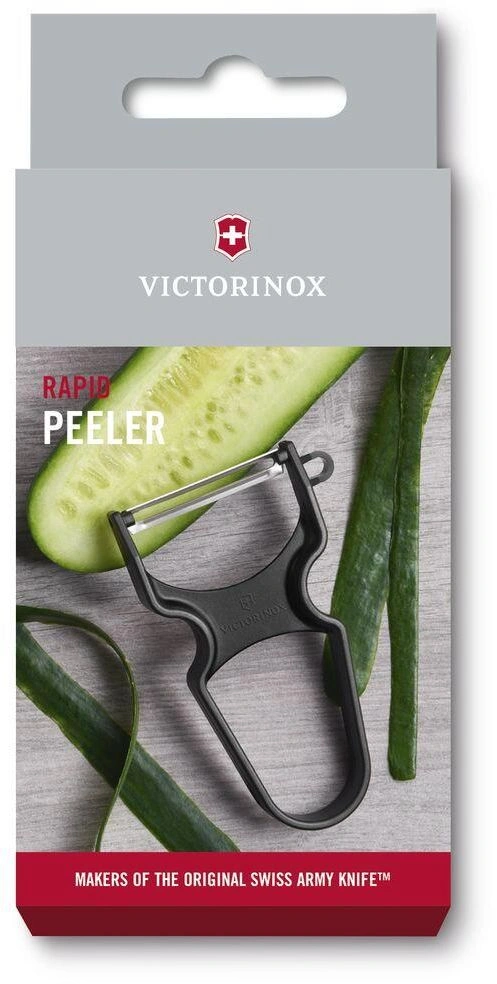 Овощечистка для овощей и фруктов Victorinox Rapid черный упак.:европодвес (6.0930.3)