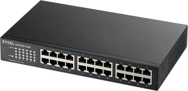 Коммутатор Zyxel GS1100-24E-EU0104F 24x1Гбит/с неуправляемый