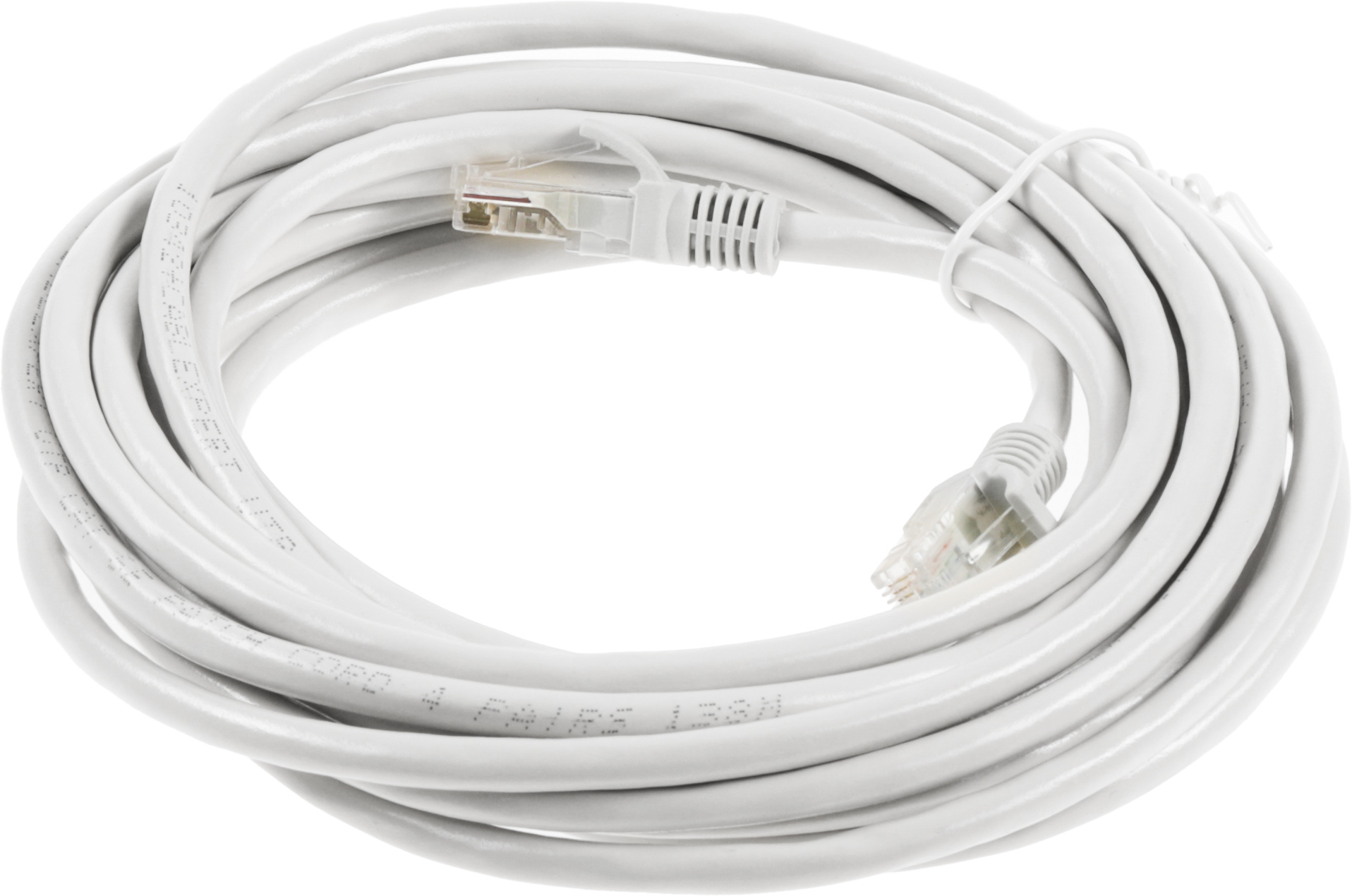 Патч-корд Premier PP6U-5M 10000Гбит/с UTP 4 пары cat.6 CCA molded 5м серый RJ-45 (m)-RJ-45 (m)