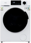 Стиральная машина Midea MFC3814BSW47/W класс: A загр.фронтальная макс.:8кг белый инвертер