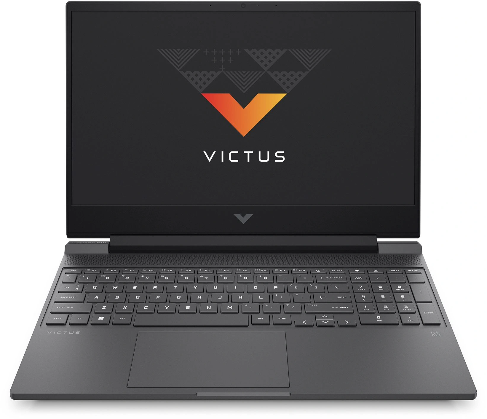 Ноутбук HP Victus 15-fa2090ca Core 7 240H 16Gb SSD512Gb NVIDIA GeForce RTX5050 8Gb 15.6" IPS FHD (1920x1080) Windows 11 Home Multi Language silver WiFi BT Cam (B84KKUA)