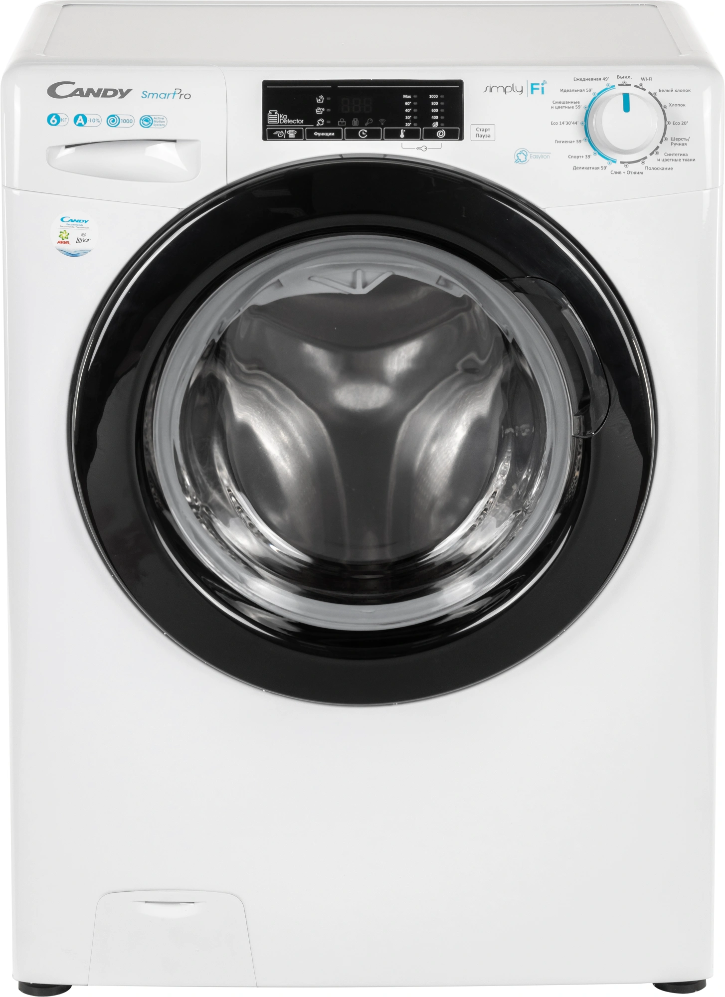 Стиральная машина Candy Smart Pro CSO34 106TB1/2-07 класс: A загр.фронтальная макс.:6кг белый