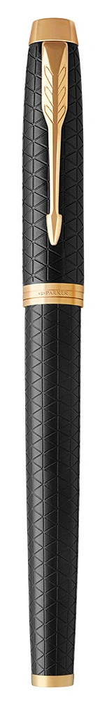 Ручка перьев. Parker IM Premium F323 (1931646) Black GT F сталь нержавеющая подар.кор.