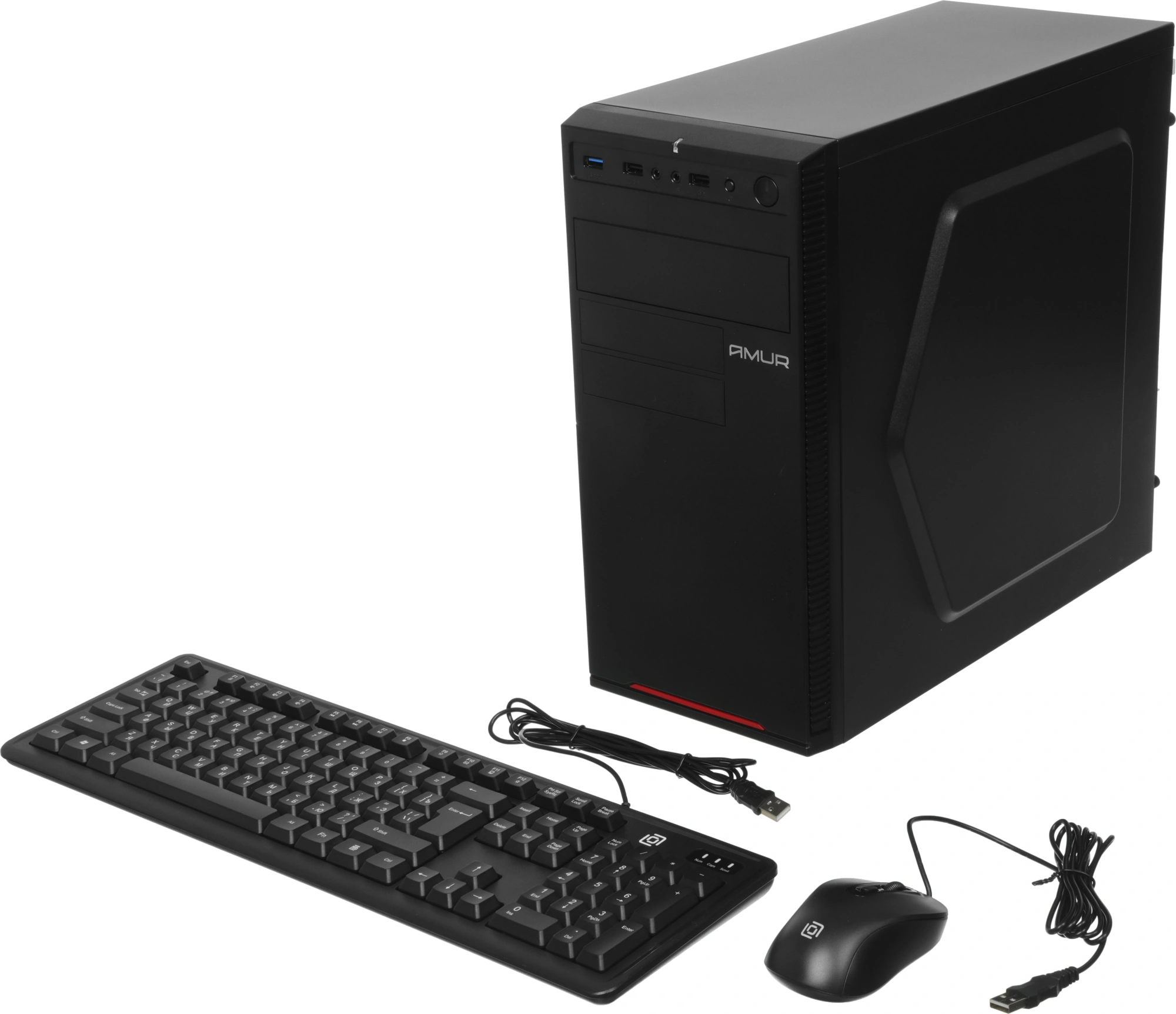ПК Amur Нарвал B7I21 АМУЕ.466219.002 MT i5 12400 (2.5) 16Gb SSD512Gb UHDG 730 FreeDOS 2.5xGbitEth+1xGbitEth 500W мышь клавиатура черный (RUS) (АМУЕ.466219.002 2149657)