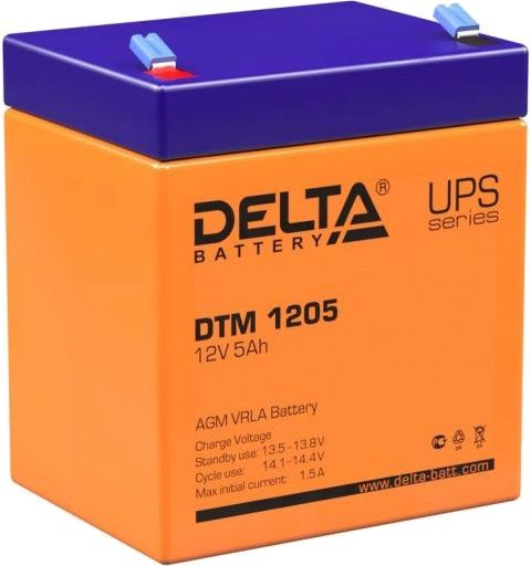 Батарея для ИБП Delta DTM 1205 12В 5Ач