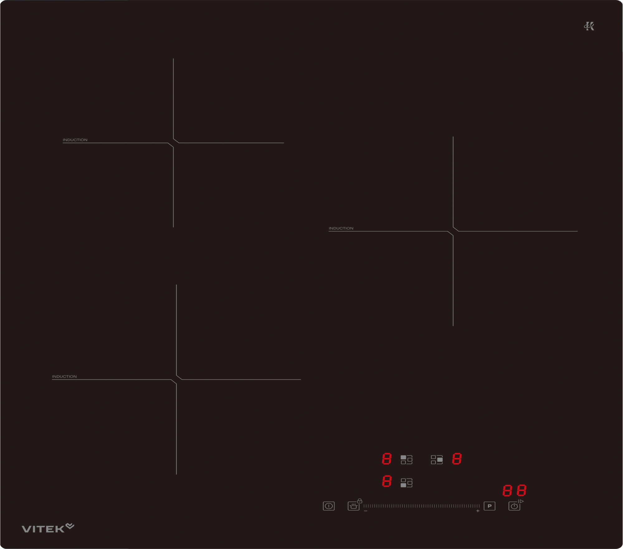 Индукционная варочная поверхность Vitek VHI4310 черный