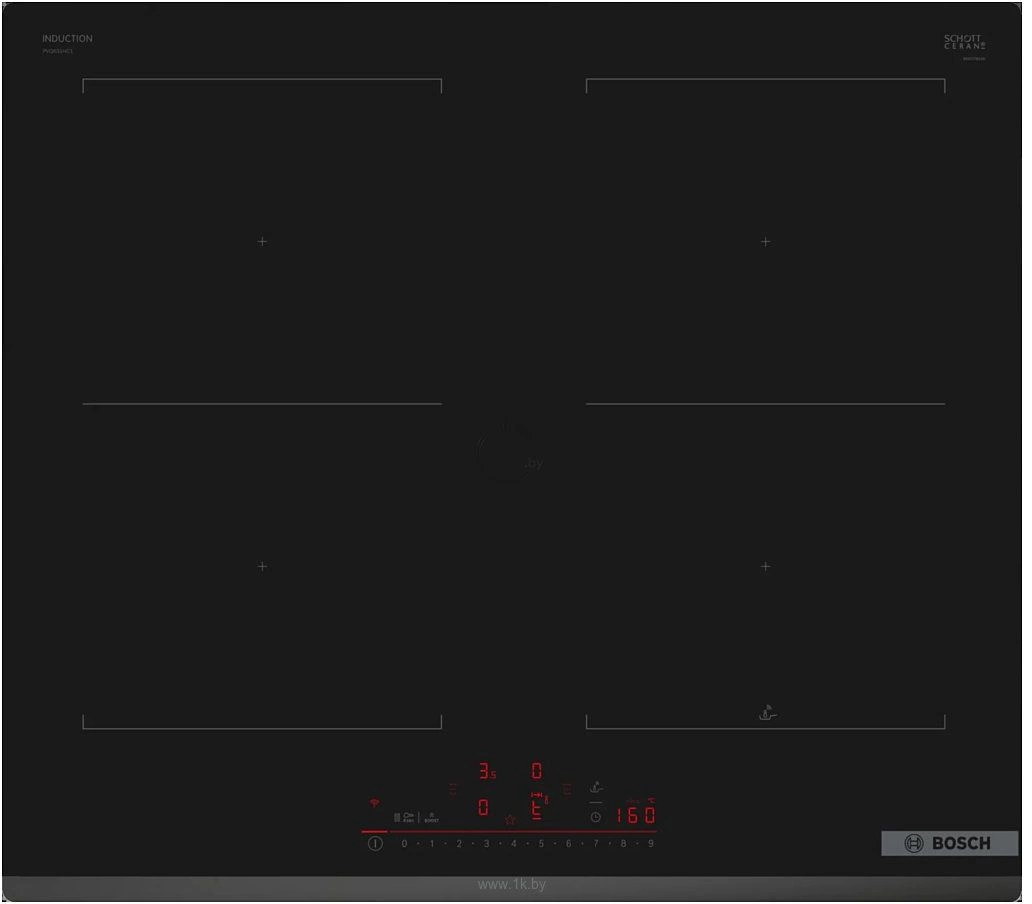 Индукционная варочная поверхность Bosch PVQ631HC1E черный