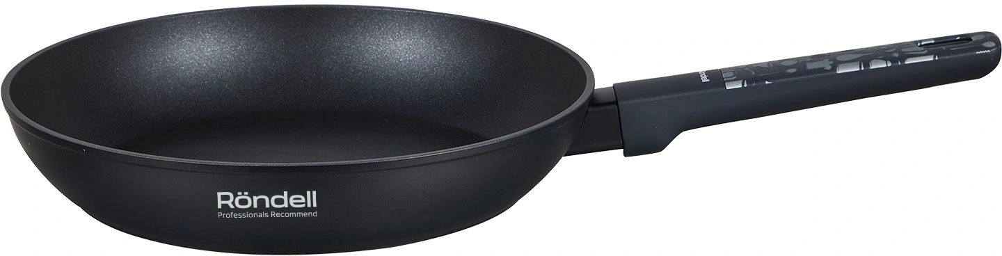 Сковорода Rondell Kitchen RDA-1983 круглая 26см покрытие: Xylan Plus ручка несъемная (без крышки) черный