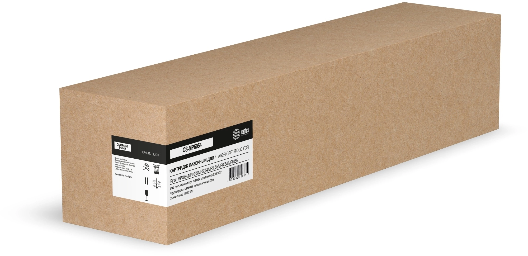 Картридж лазерный Cactus CS-MP6054 842349 черный (37000стр.) для Ricoh MP4054/MP4055/MP5054/MP5055/MP6054/MP6055 с чипом