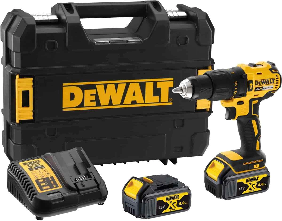 Дрель-шуруповерт DeWalt DCD778M2T-QW аккум. патрон:быстрозажимной (кейс в комплекте)