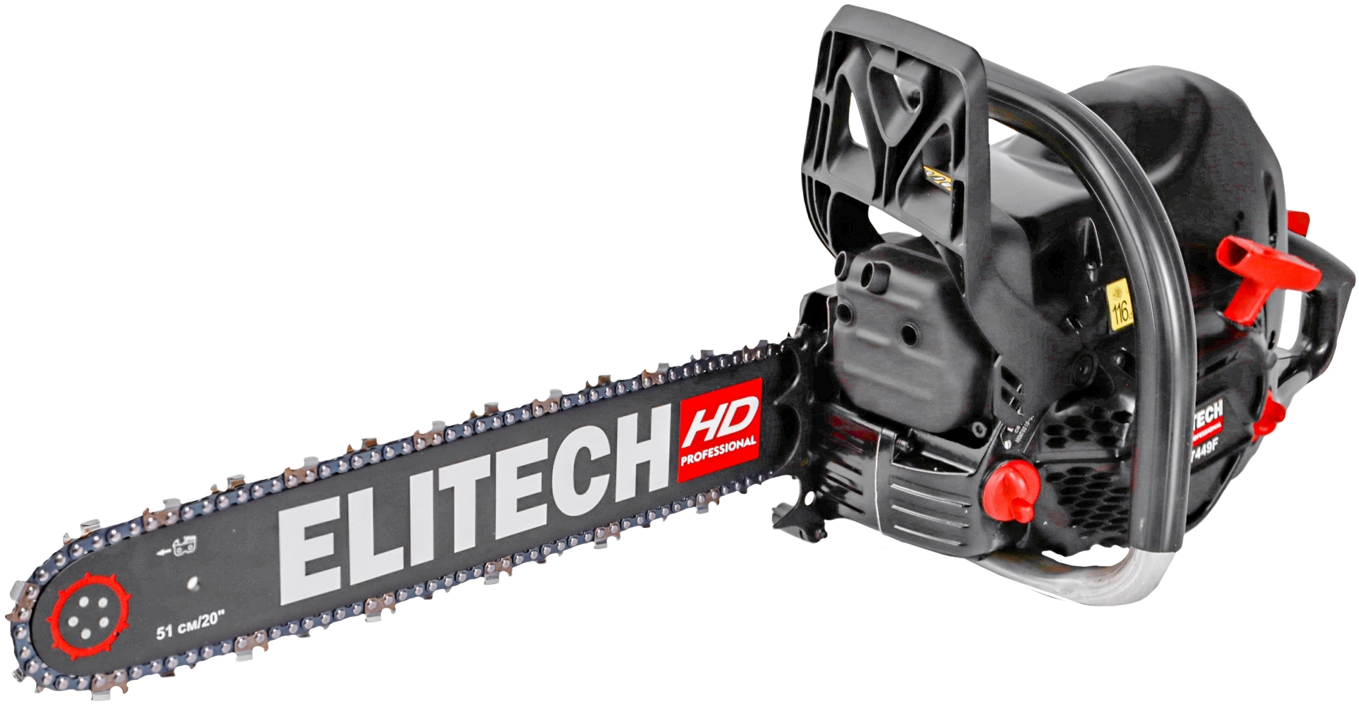 Бензопила Elitech HD Professional CS 7449F 3600Вт 4.9л.с. дл.шины:20" (50cm) (E1611.008.00)