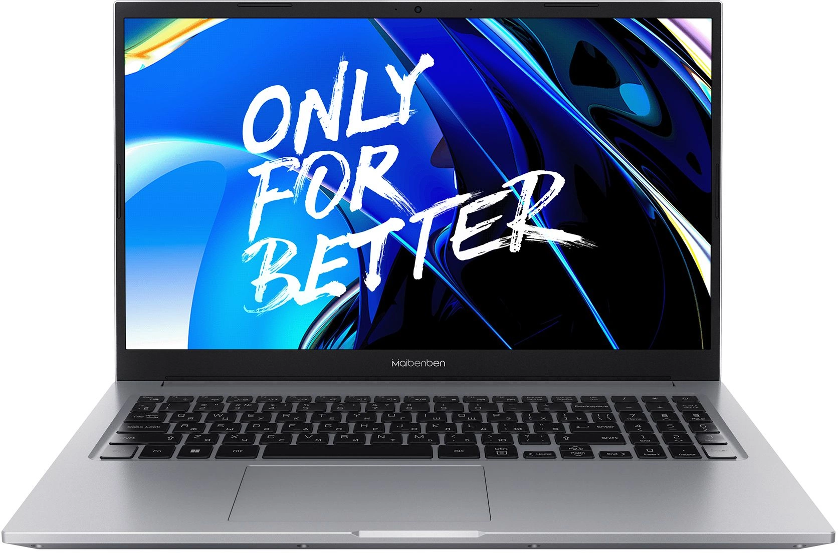 Ноутбук Maibenben M557 Ryzen 7 5825U 16Gb SSD512Gb AMD Radeon Graphics 15.6" IPS FHD (1920x1080) Linux silver WiFi BT Cam 4278mAh (M5571SF0LSRE1)